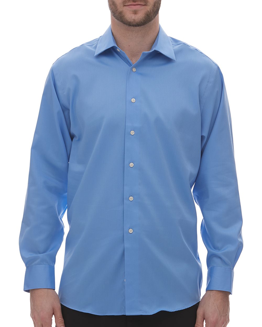 Calvin Klein Non-Iron Dobby Dress Shirt - 18CK029 - Wescan Embroidery ...